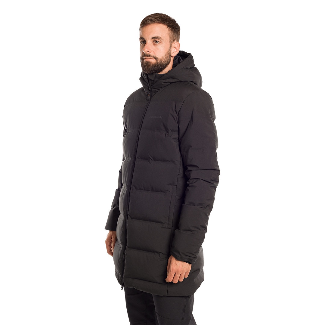 Parka de hombre Lincoln Trangoworld - Marrón oscuro Negro-5