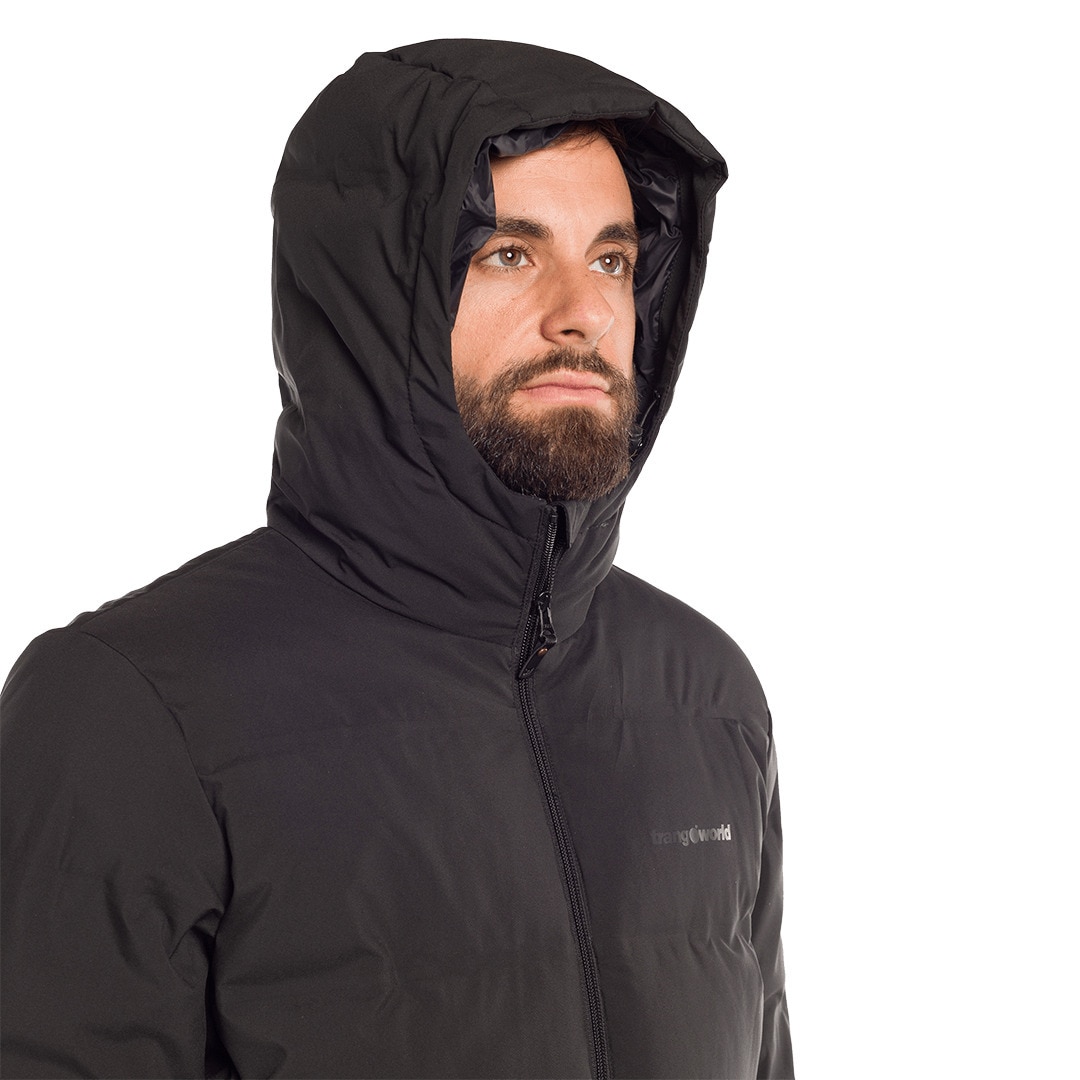Parka de hombre Lincoln Trangoworld - Marrón oscuro Negro-9