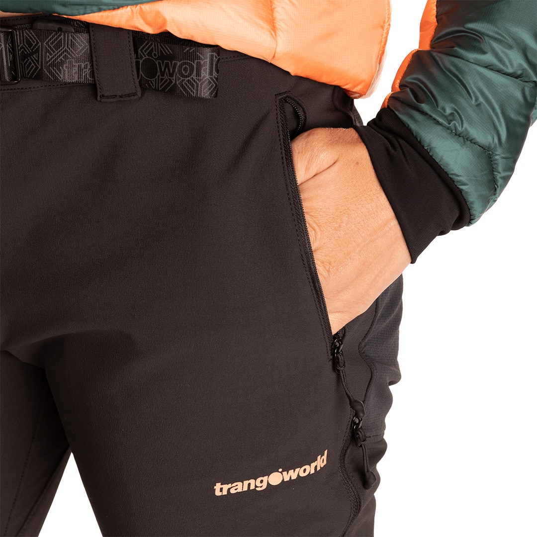 Pantalón largo de mujer Assaly Trangoworld - Negro Negro-4