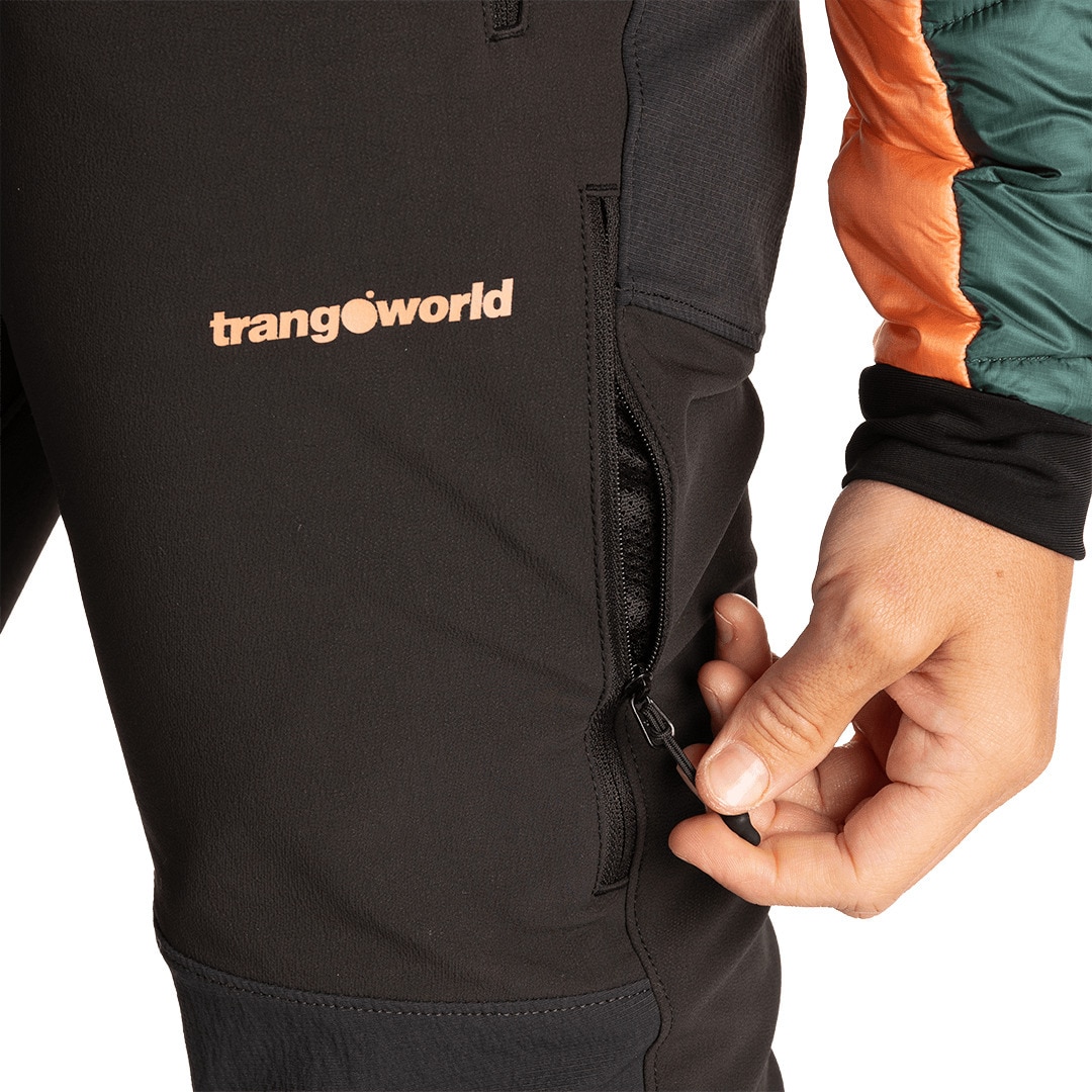 Pantalón largo de mujer Assaly Trangoworld - Negro Negro-5