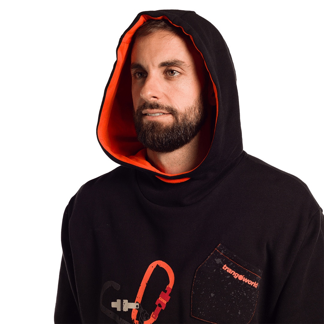 Imagen 6 de Sudadera de hombre Disconnect Trangoworld - Negro Negro