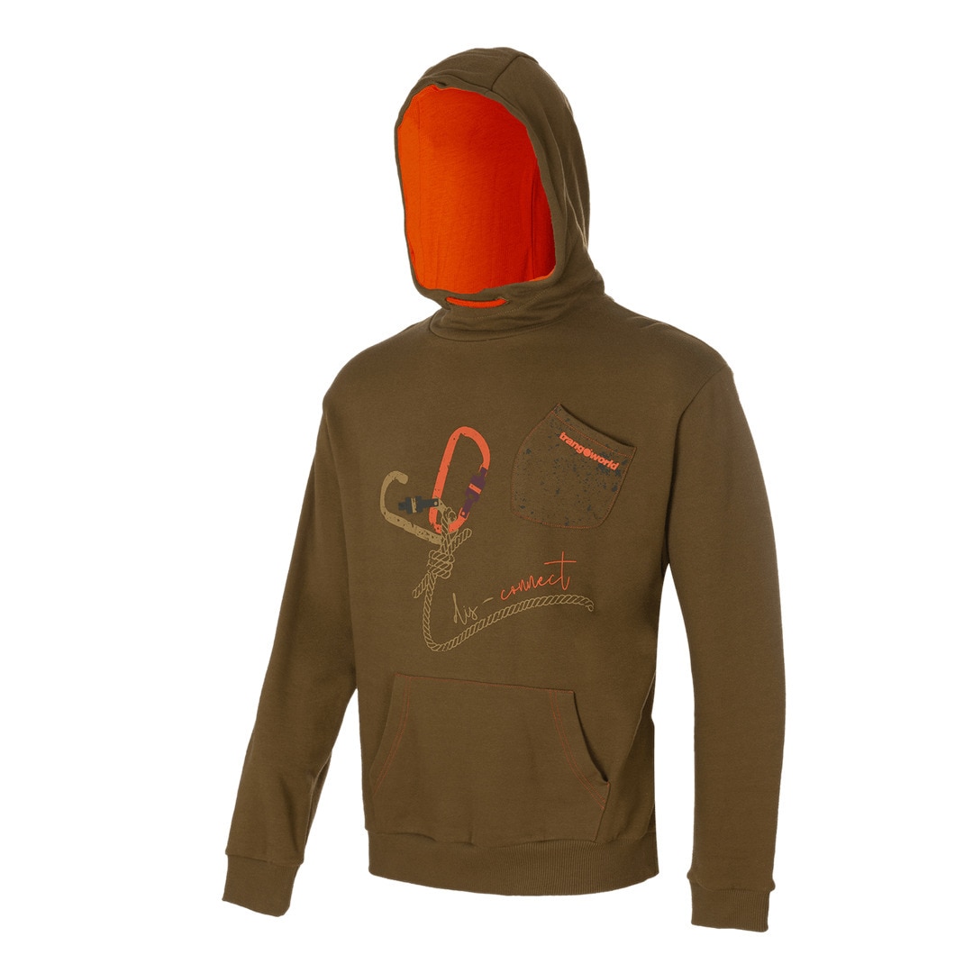 Imagen 1 de Sudadera de hombre Disconnect Trangoworld - Kaki Kaki