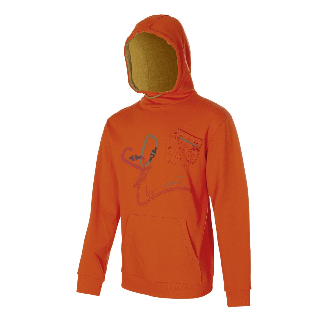 Imagen 1 de Sudadera de hombre Disconnect Trangoworld - Rojo Teja Rojo Teja