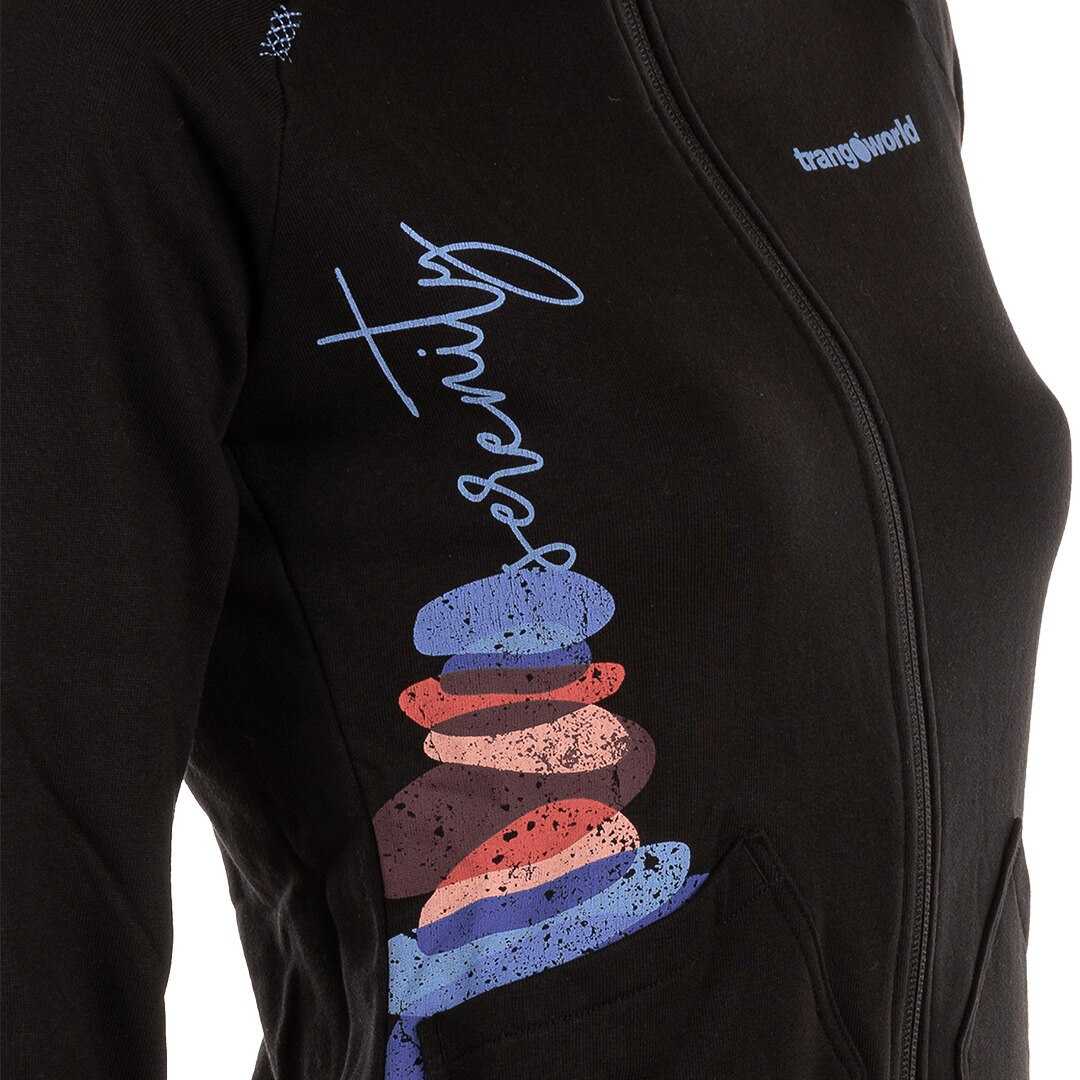 Chaqueta de mujer Serenity Trangoworld - Negro Negro-3