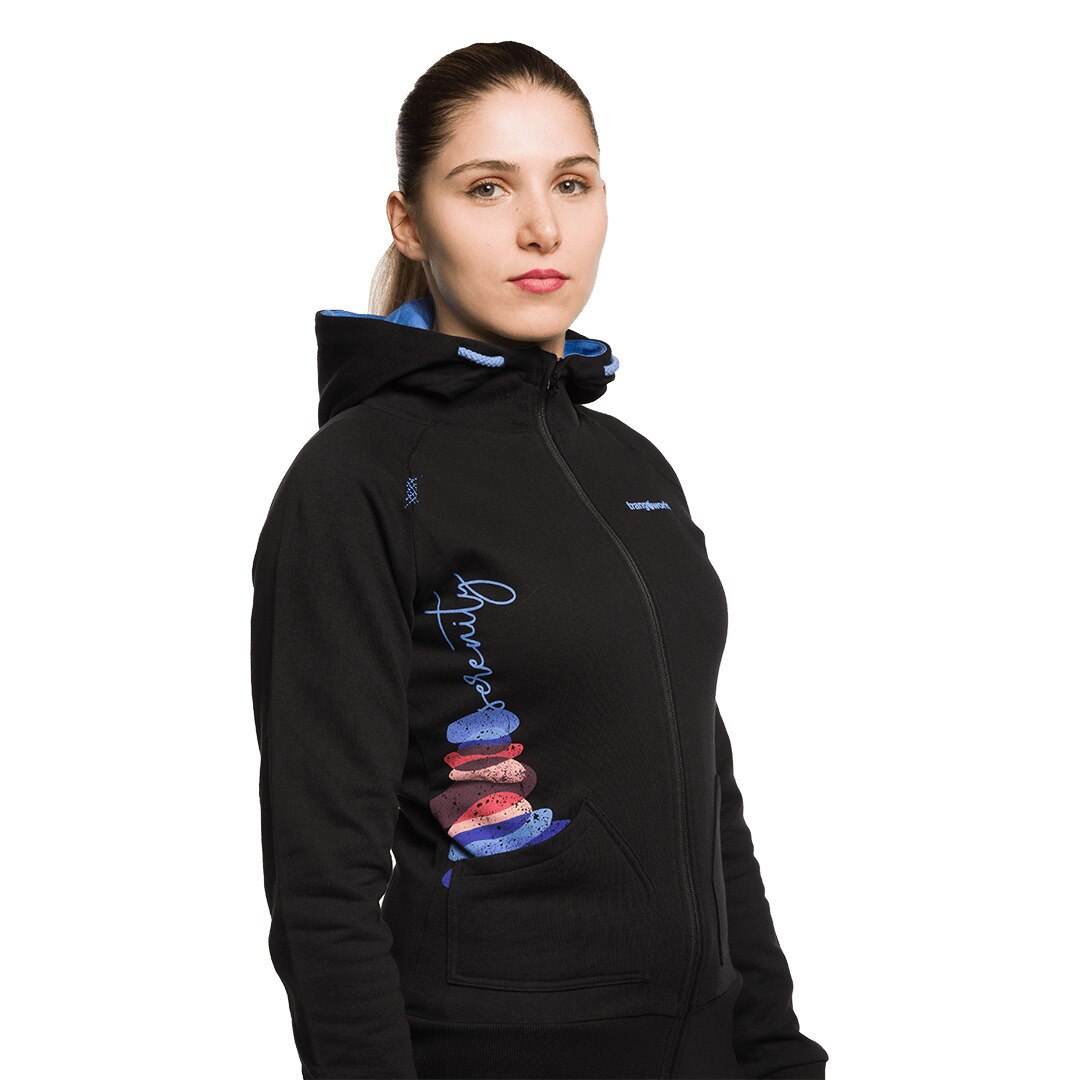 Chaqueta de mujer Serenity Trangoworld - Negro Negro-4