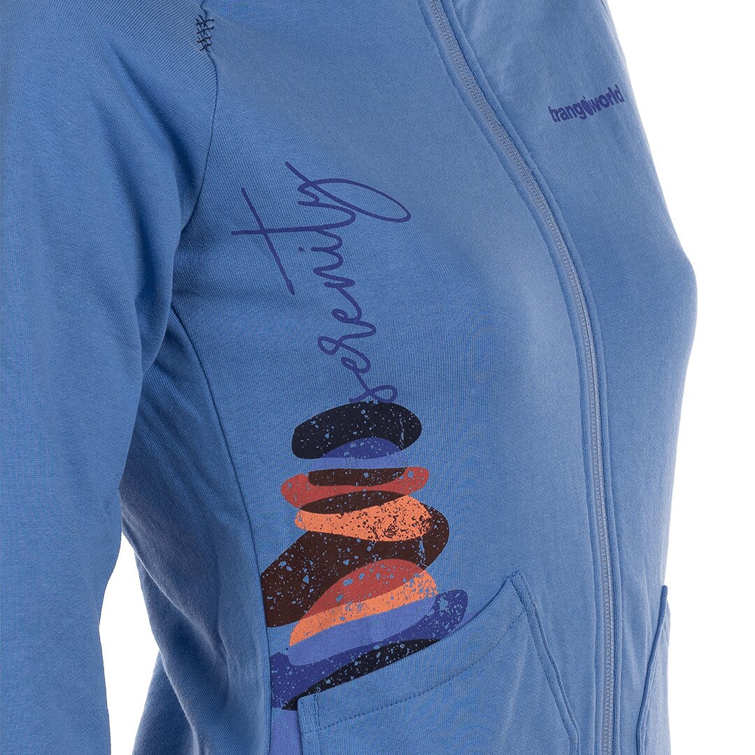 Chaqueta de mujer Serenity Trangoworld - Azul Azul-3