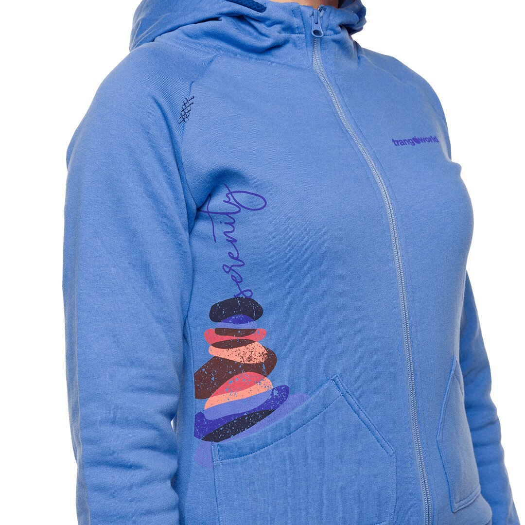 Chaqueta de mujer Serenity Trangoworld - Azul Azul-8