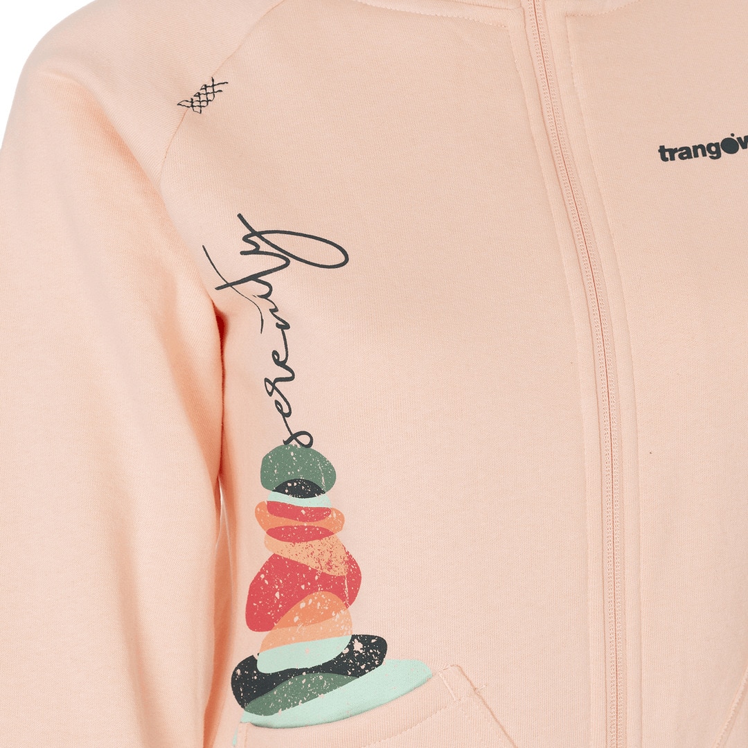Chaqueta de mujer Serenity Trangoworld - Rosa claro Rosa claro-2