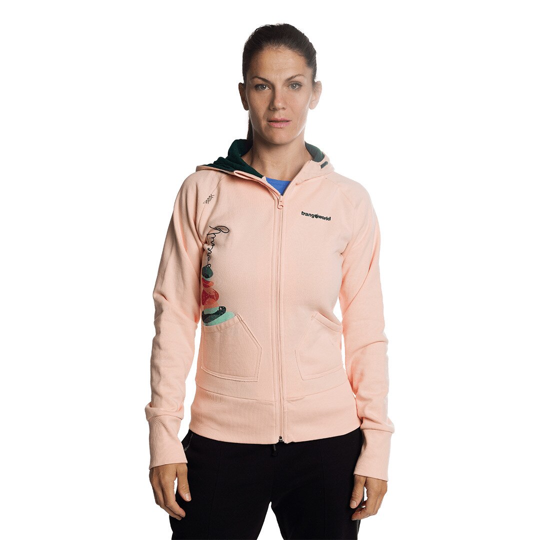 Chaqueta de mujer Serenity Trangoworld - Rosa claro Rosa claro-3
