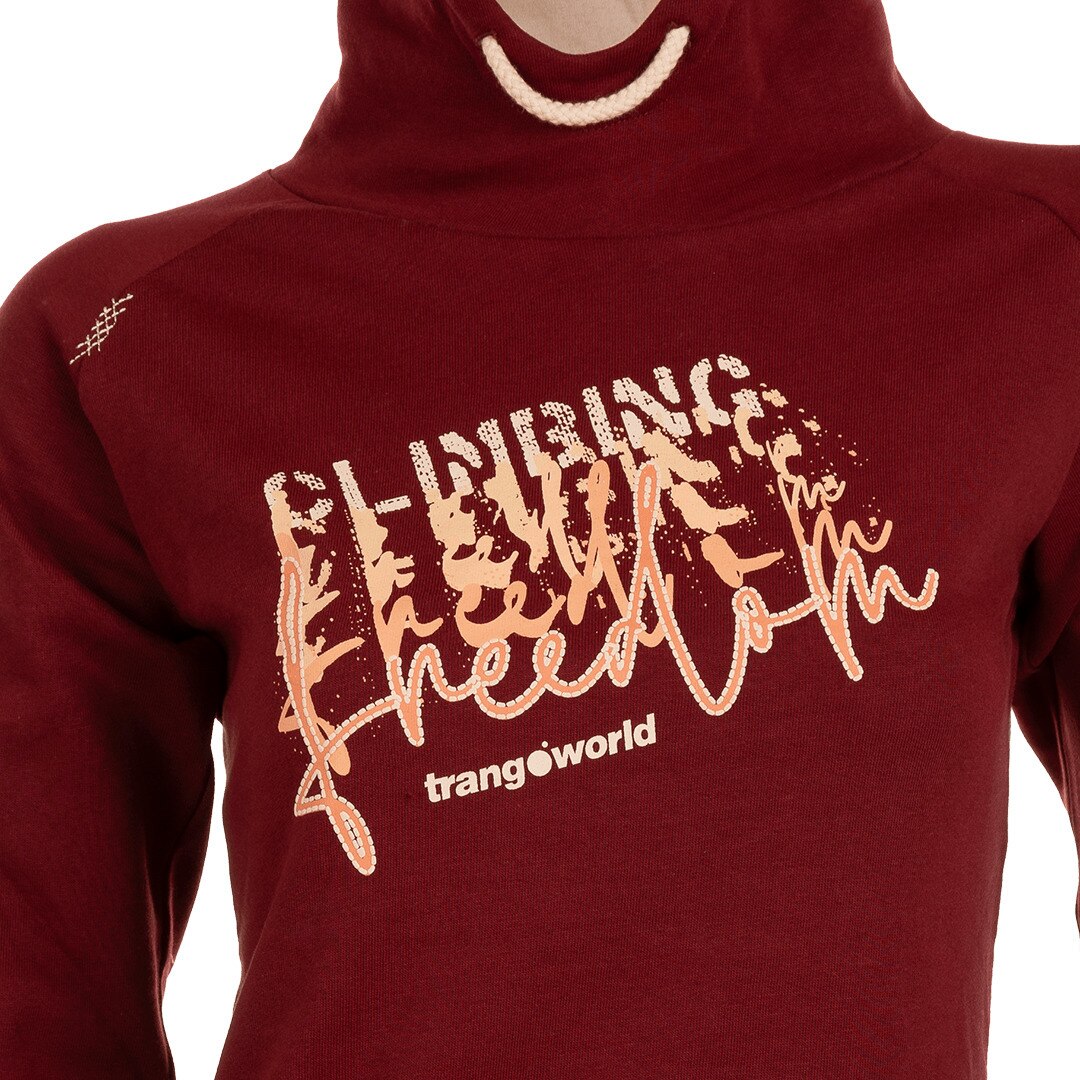 Sudadera de mujer Rosendal Trangoworld - Rosa claro Rosa claro-2