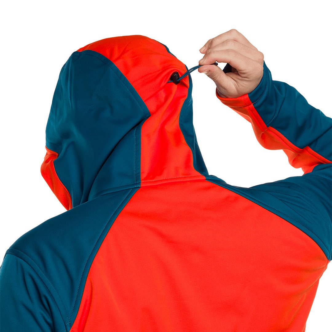 Imagen 7 de Chaqueta de hombre Trx2 soft pro dr Trangoworld - Naranja / Azul marino Naranja / Azul marino