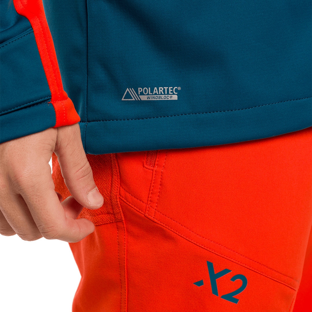 Imagen 8 de Chaqueta de hombre Trx2 soft pro dr Trangoworld - Naranja / Azul marino Naranja / Azul marino