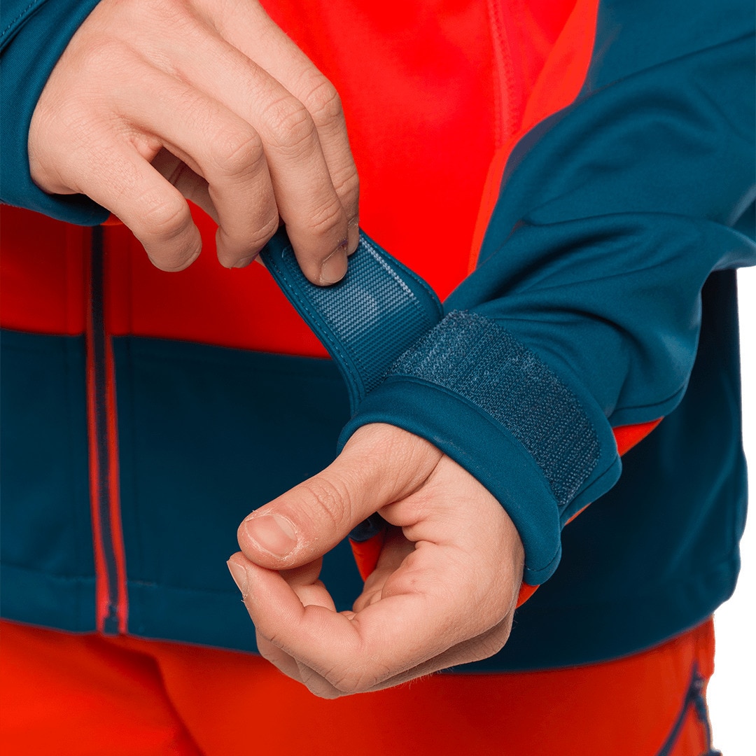 Imagen 9 de Chaqueta de hombre Trx2 soft pro dr Trangoworld - Naranja / Azul marino Naranja / Azul marino