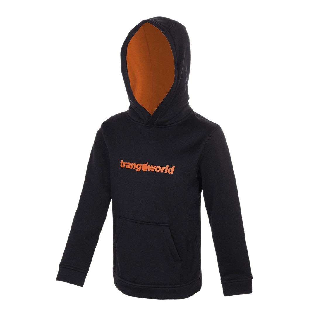 Sudadera de niños Kura Trangoworld - Negro / Naranja Negro / Naranja-1