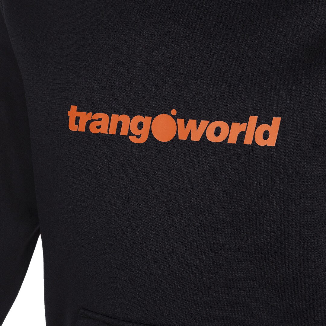 Sudadera de niños Kura Trangoworld - Negro / Naranja Negro / Naranja-2