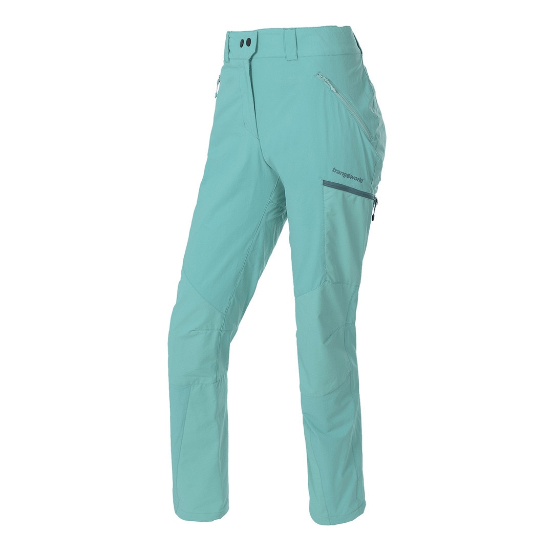 Pantalón de mujer Malaren Trangoworld - Verde oscuro Verde Agua-1