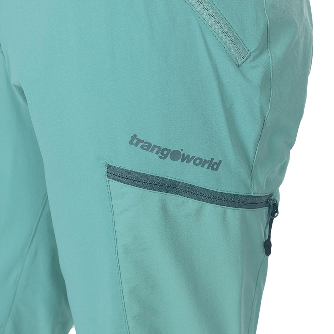 Pantalón de mujer Malaren Trangoworld - Verde oscuro Verde Agua-2