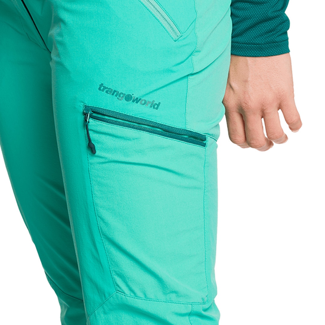 Pantalón de mujer Malaren Trangoworld - Verde oscuro Verde Agua-6