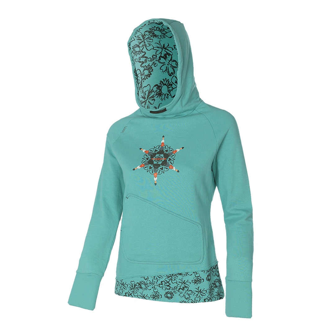 Sudadera de mujer Bucegi Trangoworld - Verde Verde-1