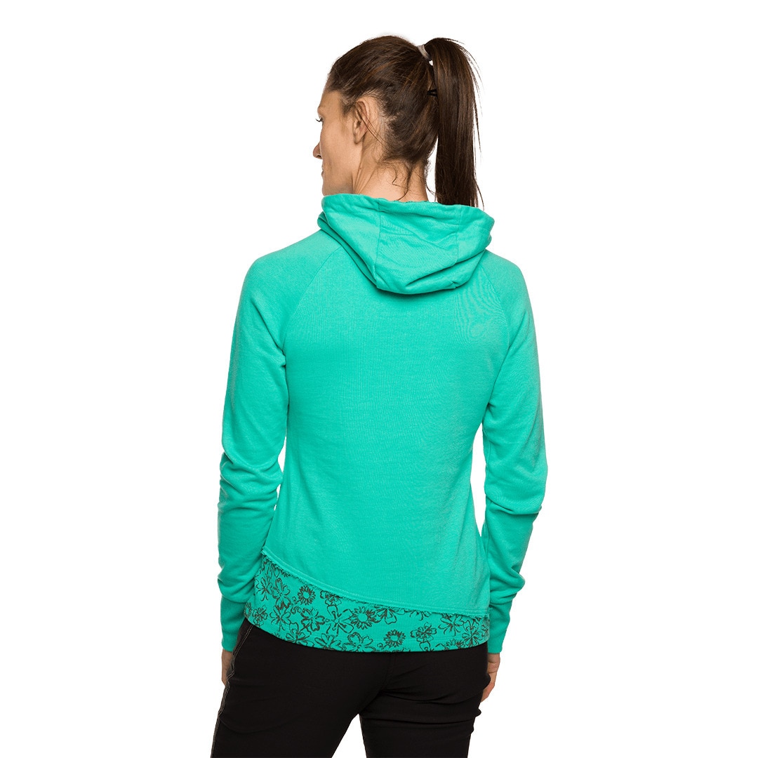 Sudadera de mujer Bucegi Trangoworld - Verde Verde-4