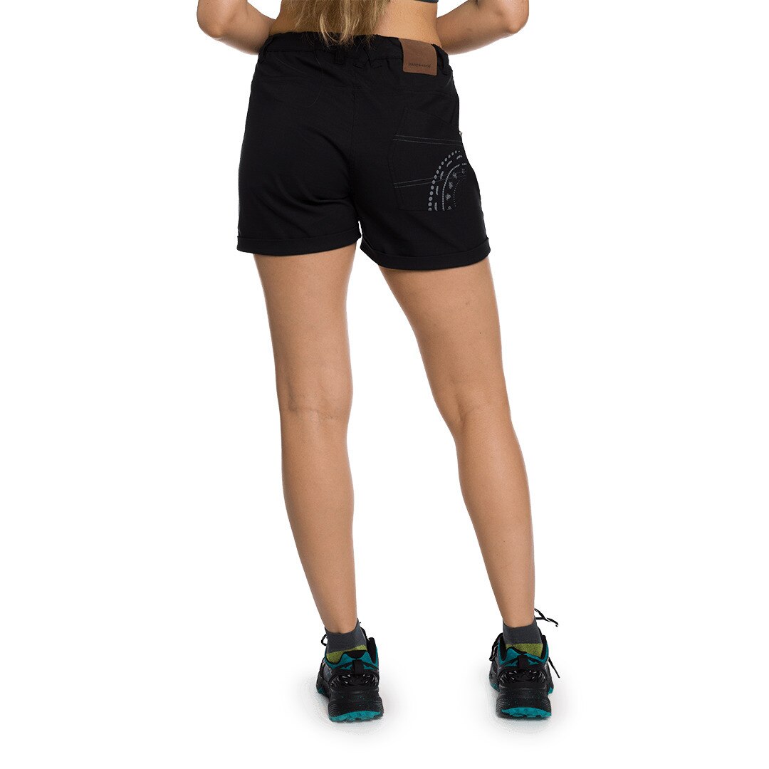 Pantalón corto de mujer Gemona Trangoworld - Negro Negro-4