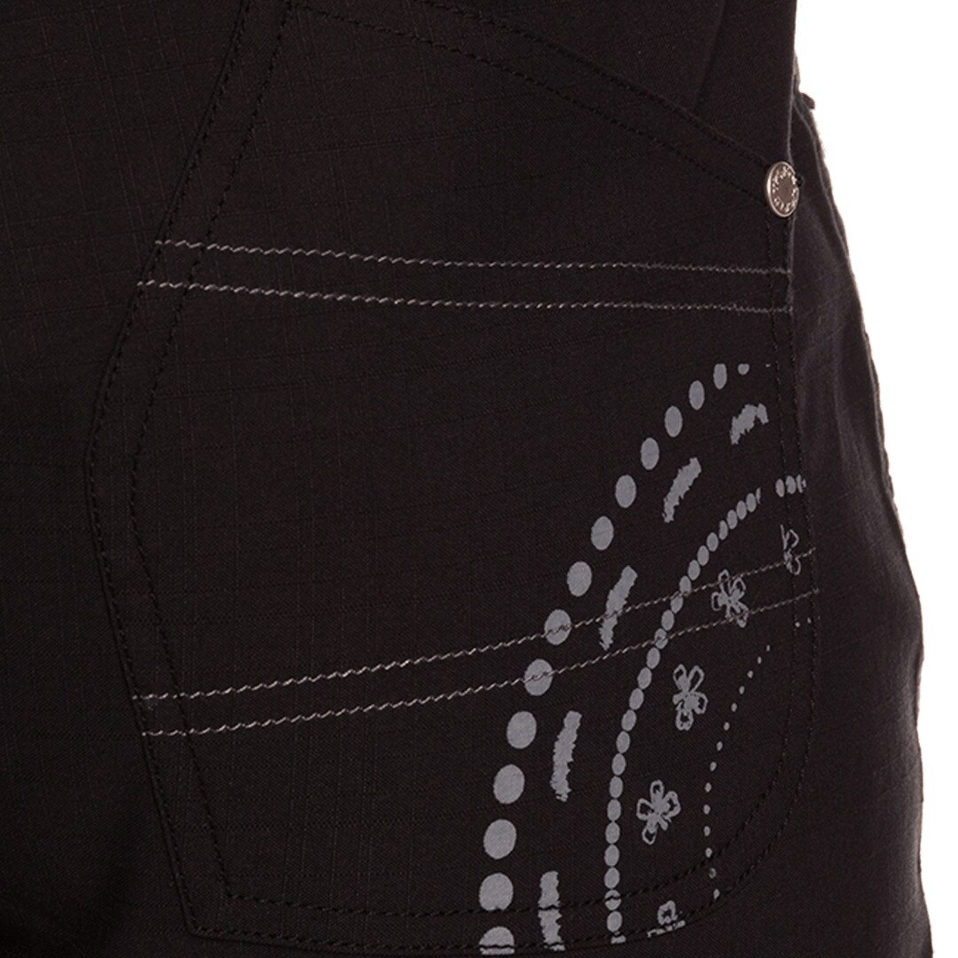 Pantalón corto de mujer Gemona Trangoworld - Negro Negro-5