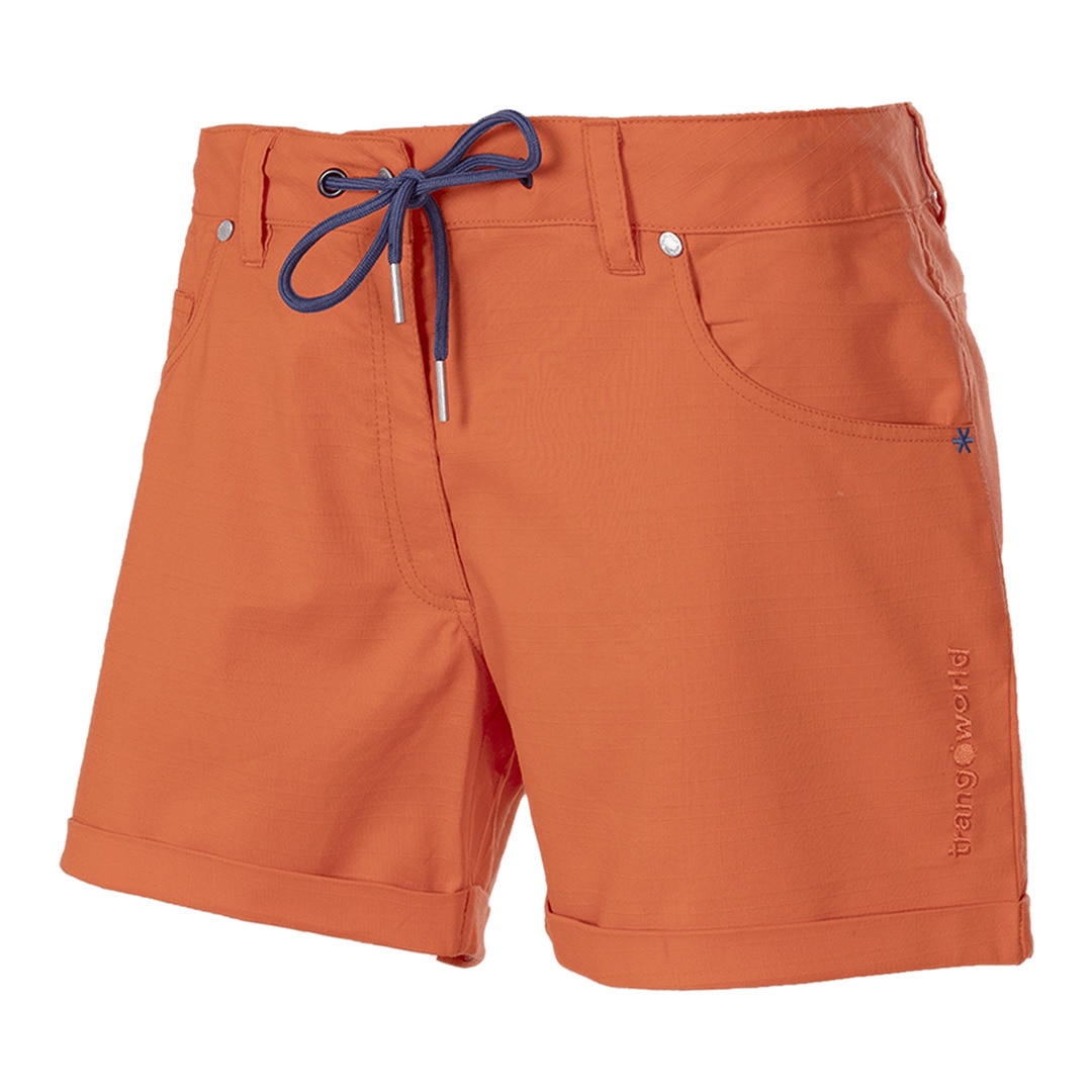 Pantalón corto de mujer Gemona Trangoworld - Naranja Naranja-1