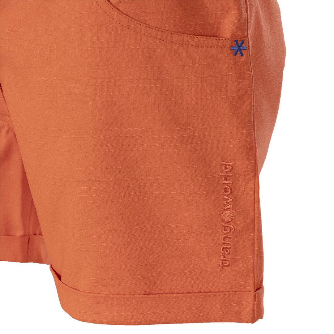 Pantalón corto de mujer Gemona Trangoworld - Naranja Naranja-2