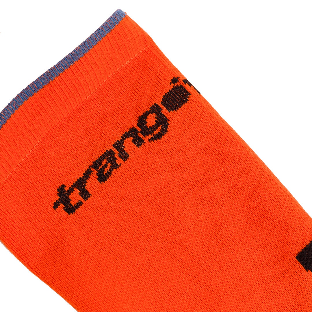 Calcetines unisex Valeille Trangoworld - Verde azulado Naranja-2