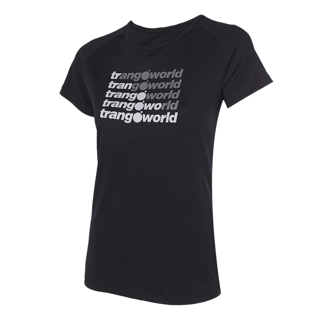 Camiseta de mujer Ohrid Trangoworld - Negro Negro-1