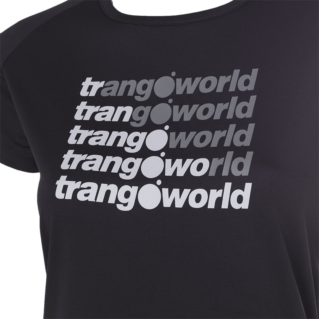 Camiseta de mujer Ohrid Trangoworld - Negro Negro-2