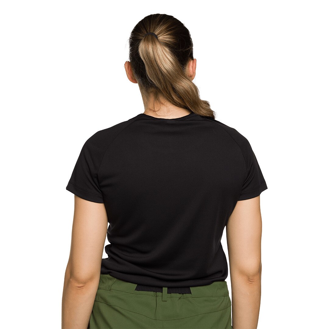 Camiseta de mujer Ohrid Trangoworld - Negro Negro-4