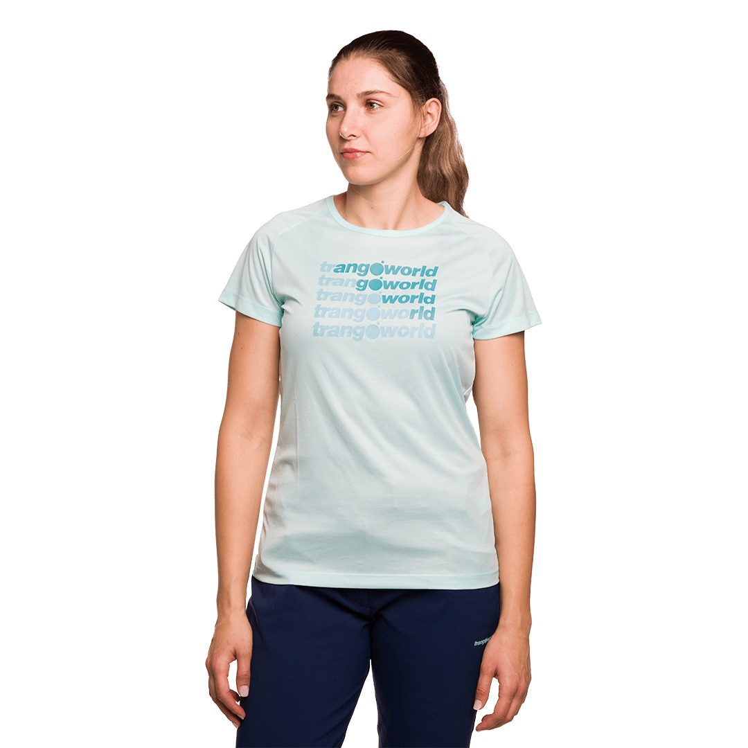 Camiseta de mujer Ohrid Trangoworld - Azul Turquesa Azul Turquesa-3