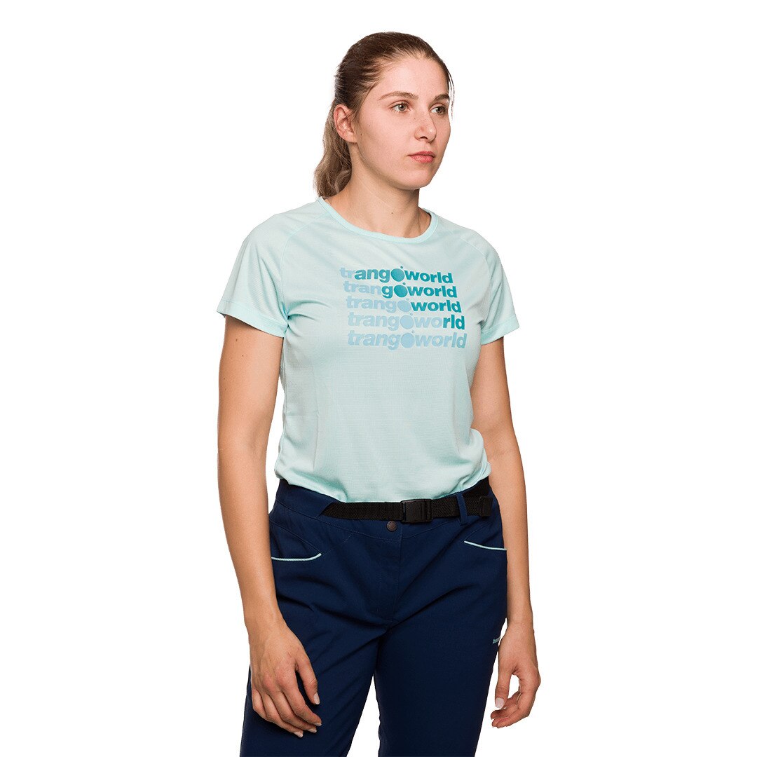 Camiseta de mujer Ohrid Trangoworld - Azul Turquesa Azul Turquesa-5