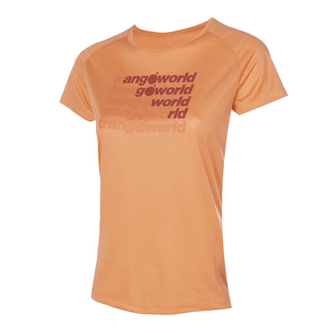 Camiseta de mujer Ohrid Trangoworld - Naranja claro Naranja claro-1