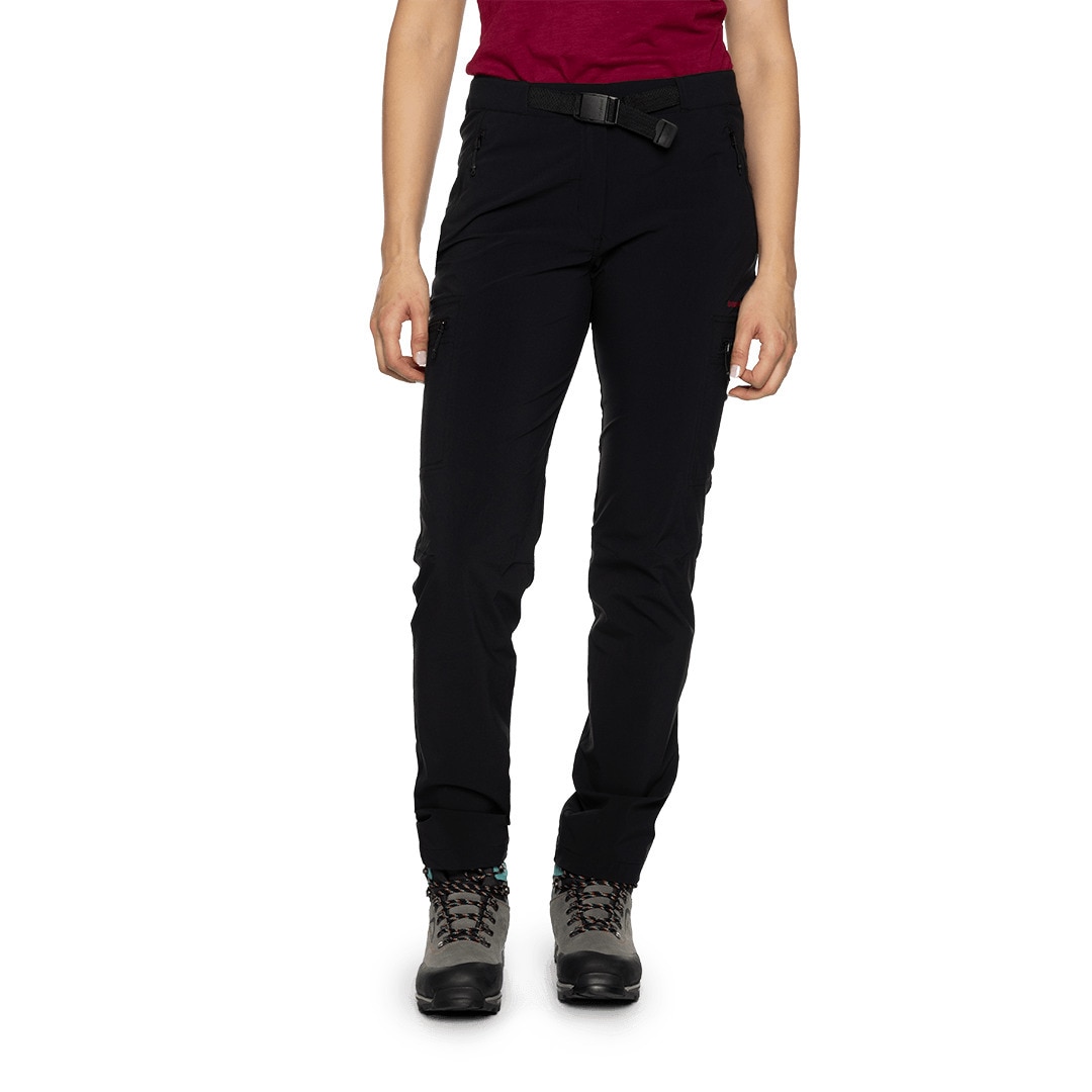 Pantalón largo de mujer Cumbal Trangoworld - Negro Negro-3