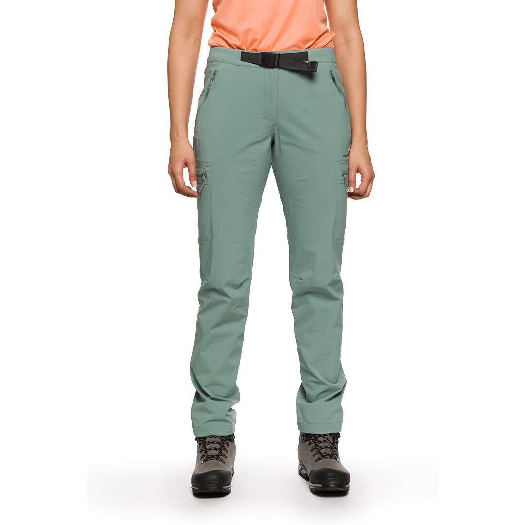 Pantalón largo de mujer Cumbal Trangoworld - Verde grisáceo Verde grisáceo-3