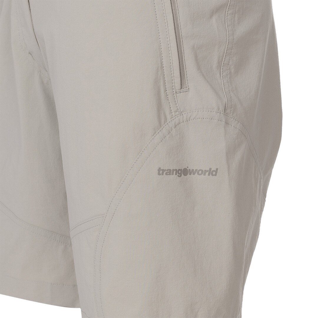 Pantalón corto de mujer Assy sf Trangoworld - Gris claro Gris claro-2