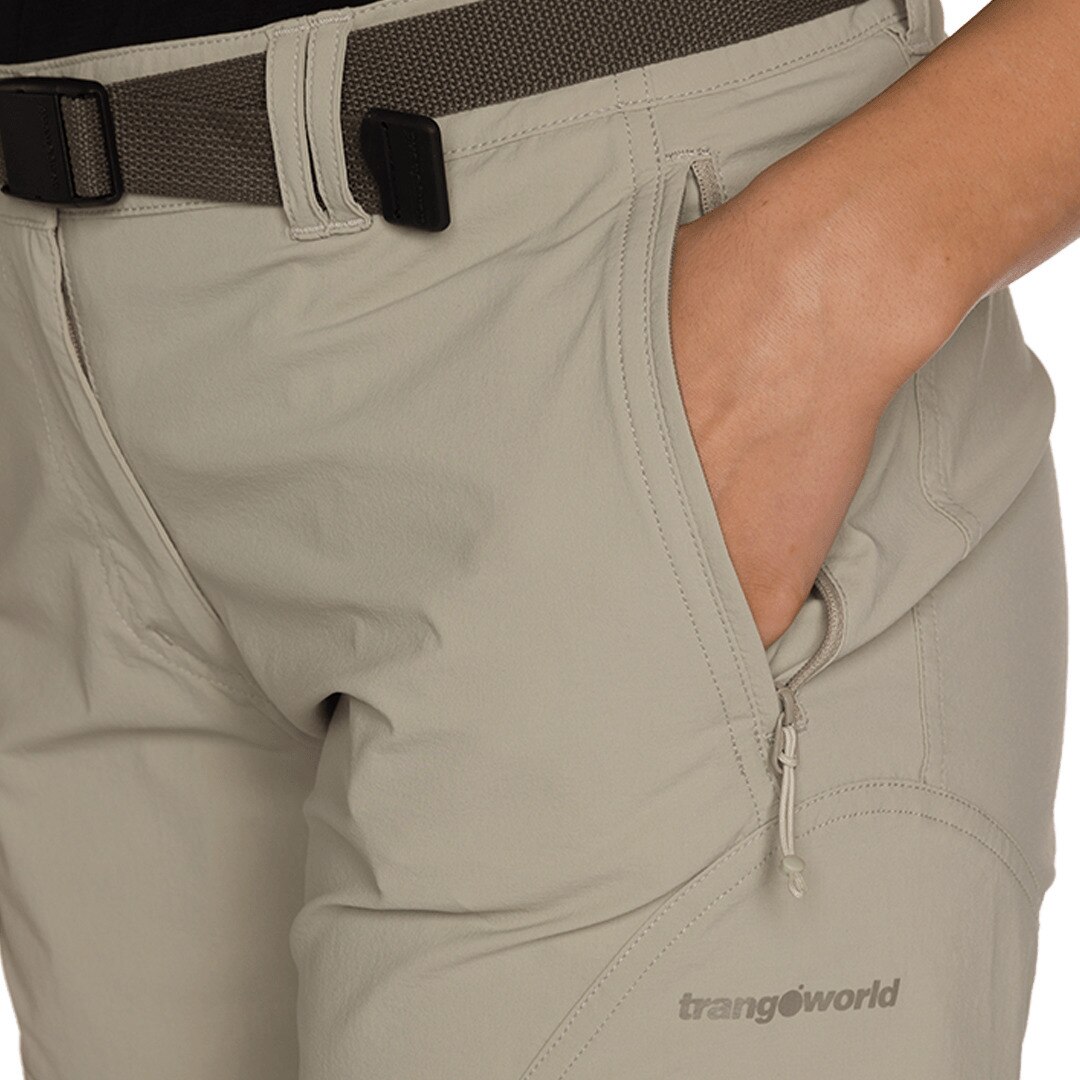 Pantalón corto de mujer Assy sf Trangoworld - Gris claro Gris claro-6