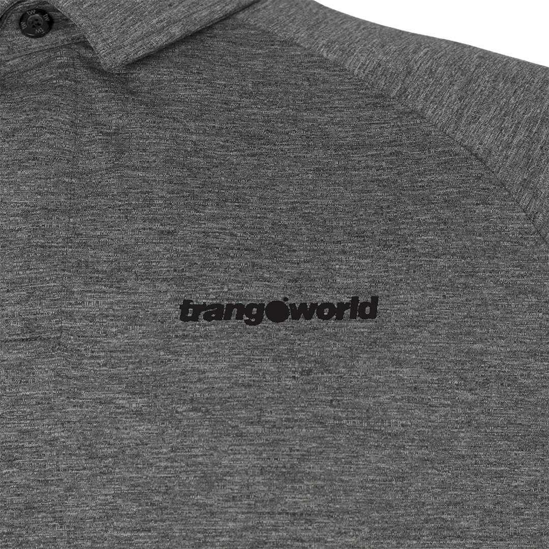 Imagen 2 de Polo de hombre Gordon Trangoworld - Gris / Negro Gris / Negro