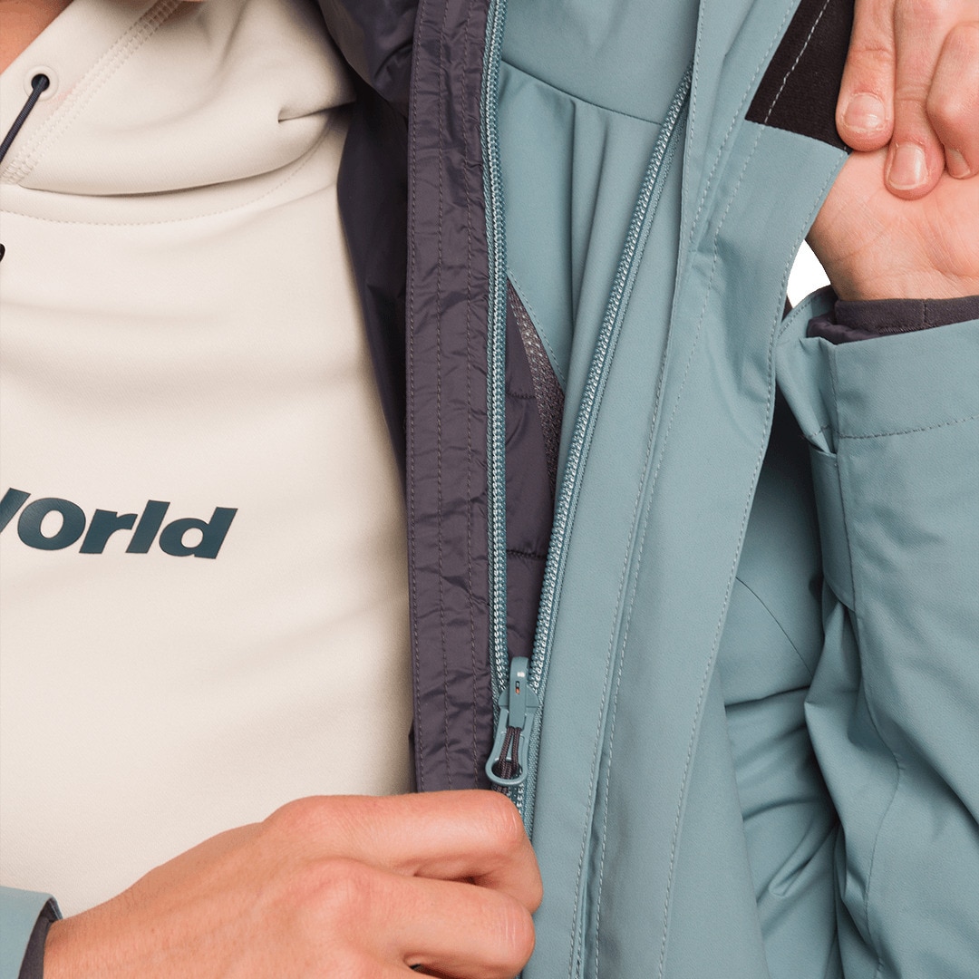 Imagen 8 de Chaqueta de mujer Brienz complet Trangoworld - Verde azulado Verde azulado