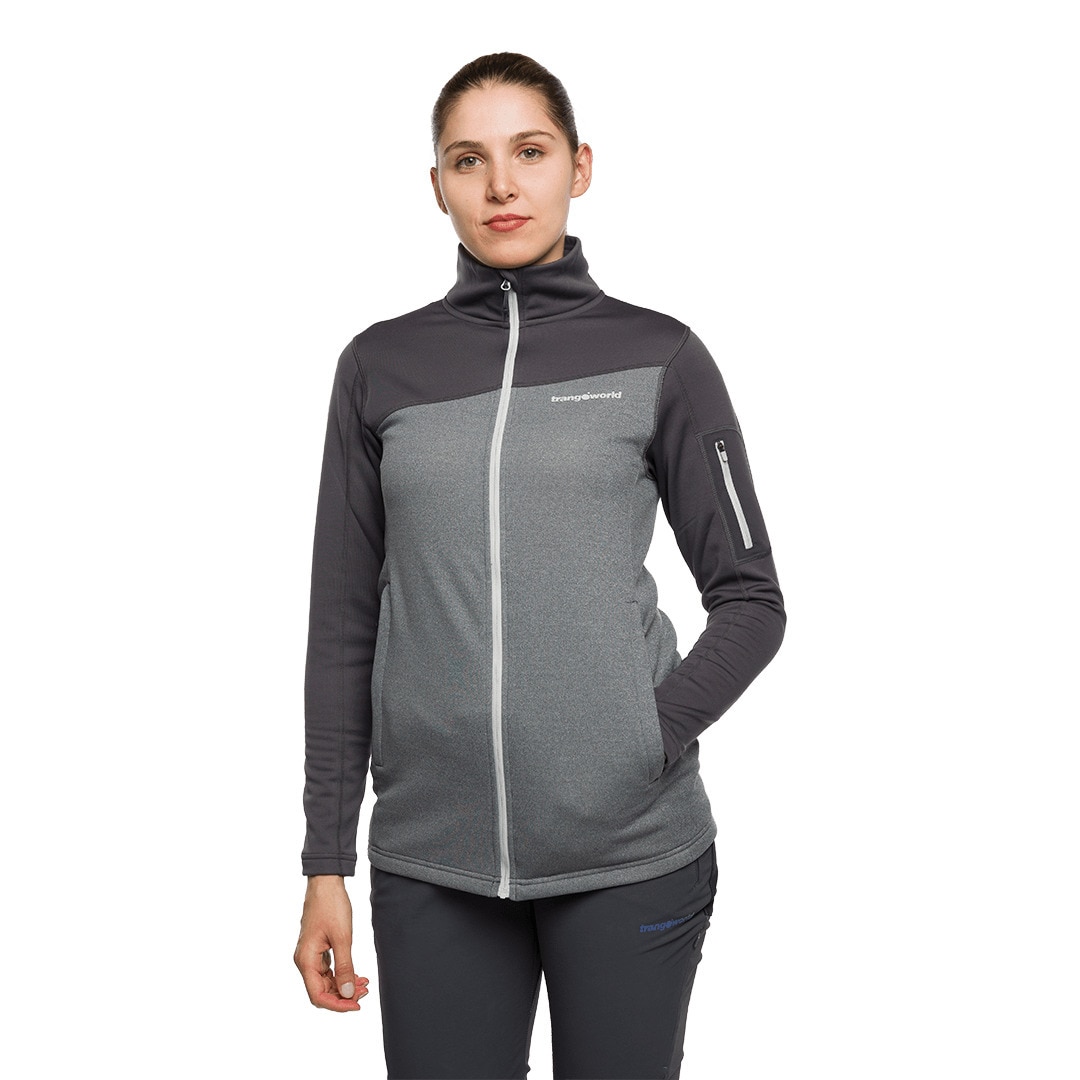 Chaqueta de mujer Azaila Trangoworld - Gris claro Gris claro-2