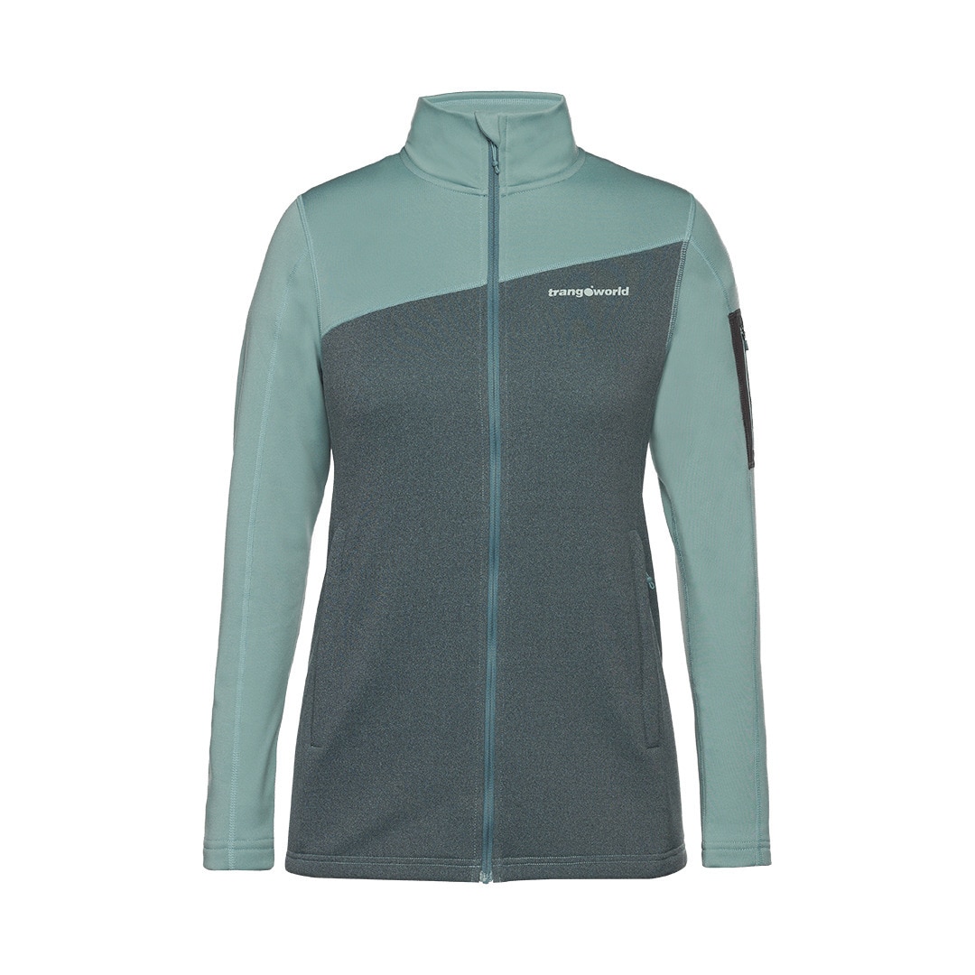 Chaqueta de mujer Azaila Trangoworld - Verde azulado Verde azulado-1
