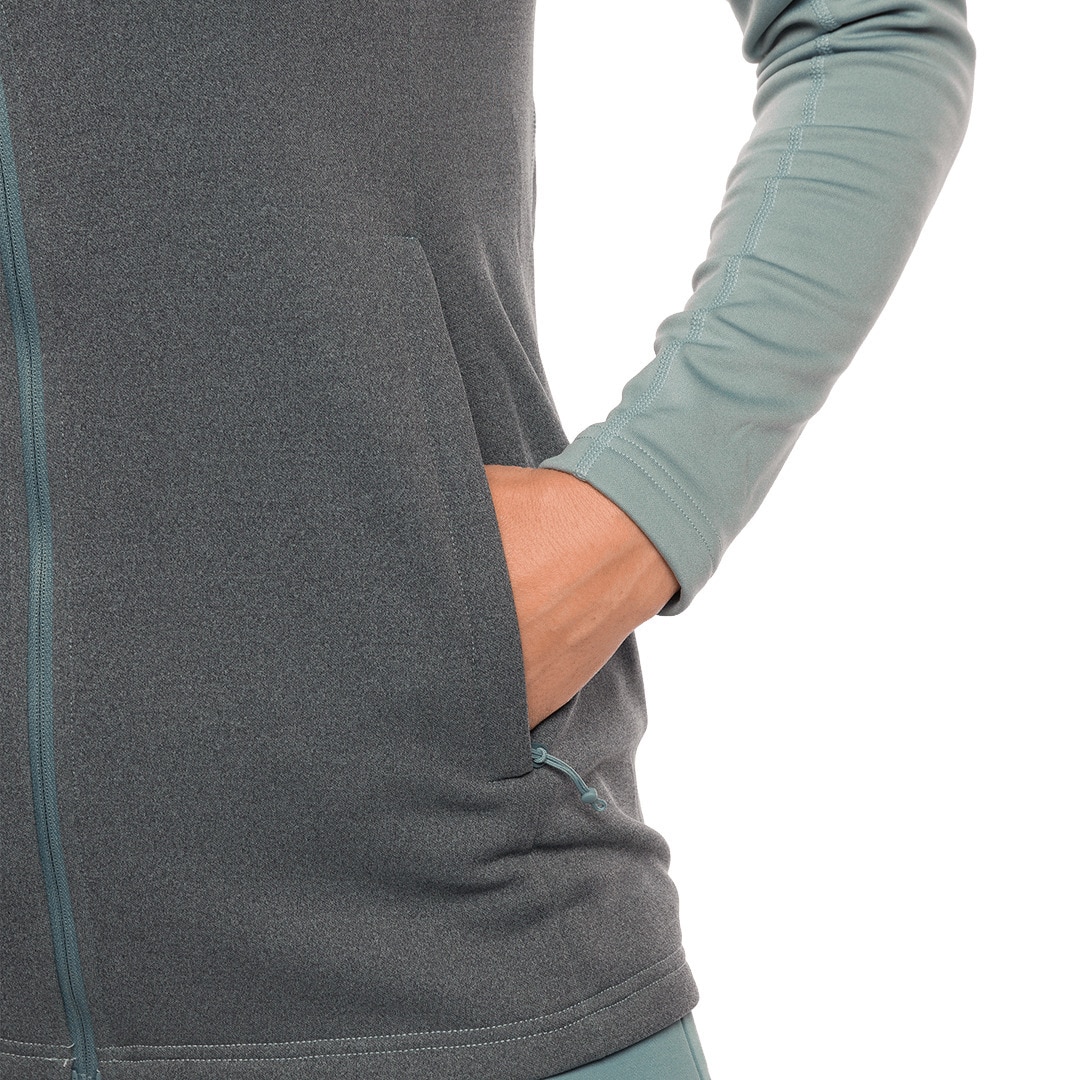 Chaqueta de mujer Azaila Trangoworld - Verde azulado Verde azulado-5
