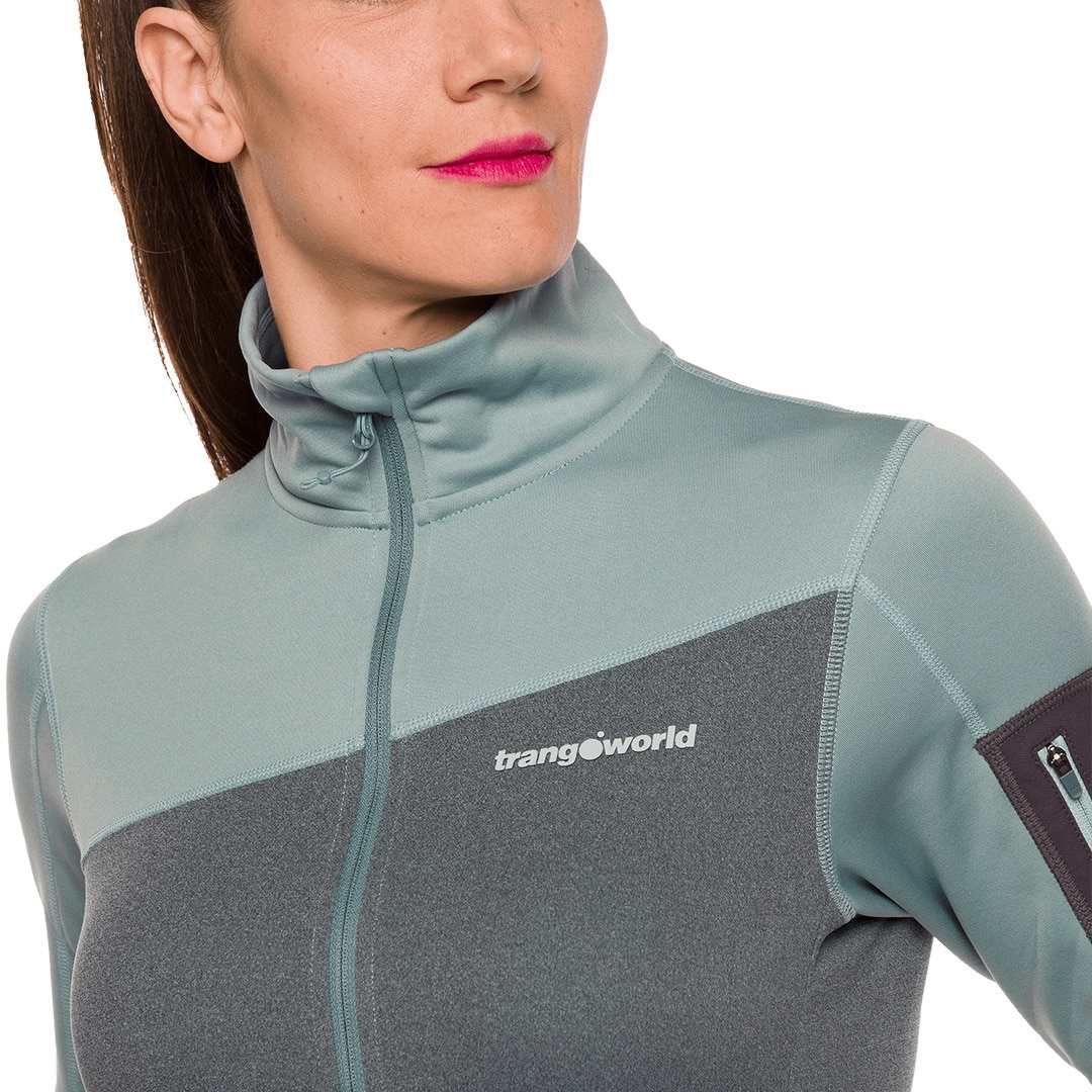Chaqueta de mujer Azaila Trangoworld - Verde azulado Verde azulado-6