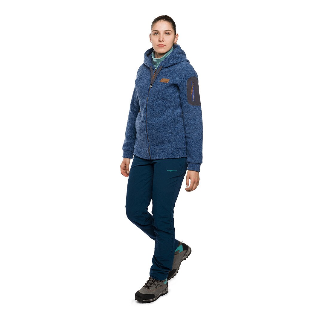 Chaqueta de mujer Gower st Trangoworld - Azul celeste Azul celeste-4