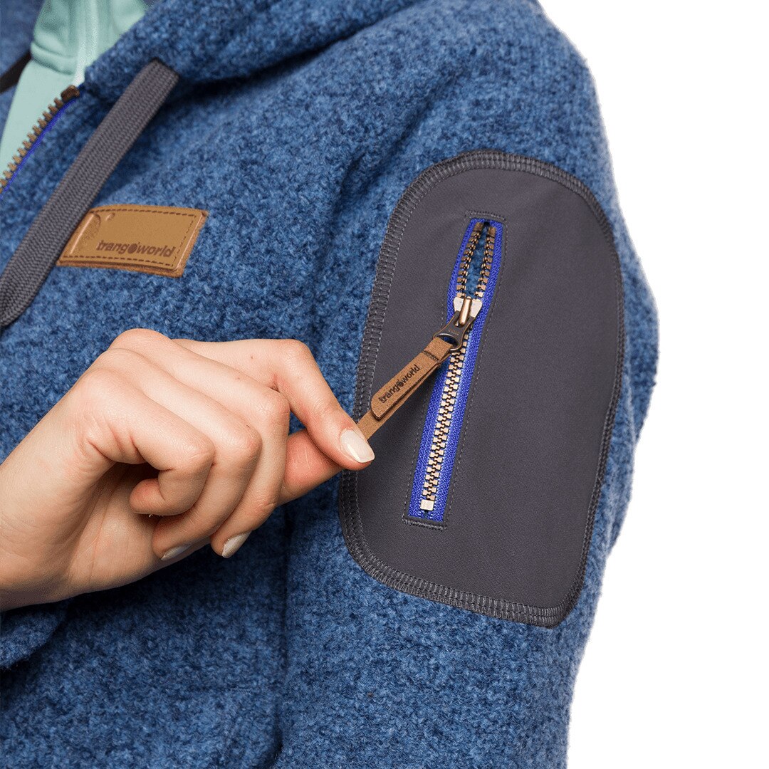 Chaqueta de mujer Gower st Trangoworld - Azul celeste Azul celeste-7