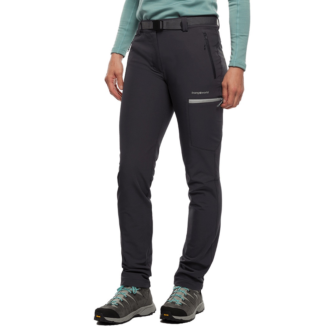 Pantalón largo de mujer Vivier Trangoworld - Antracita Antracita-2