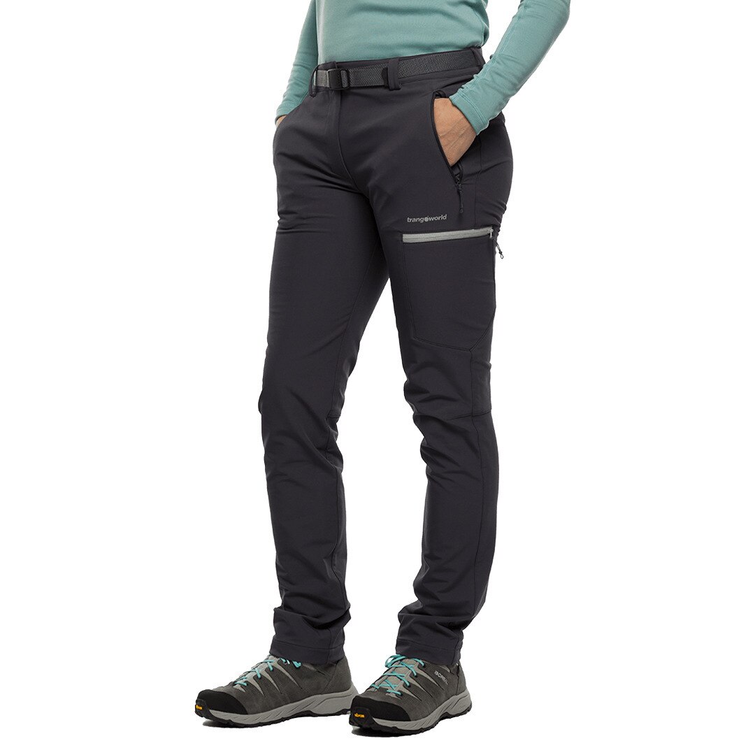 Pantalón largo de mujer Vivier Trangoworld - Antracita Antracita-4