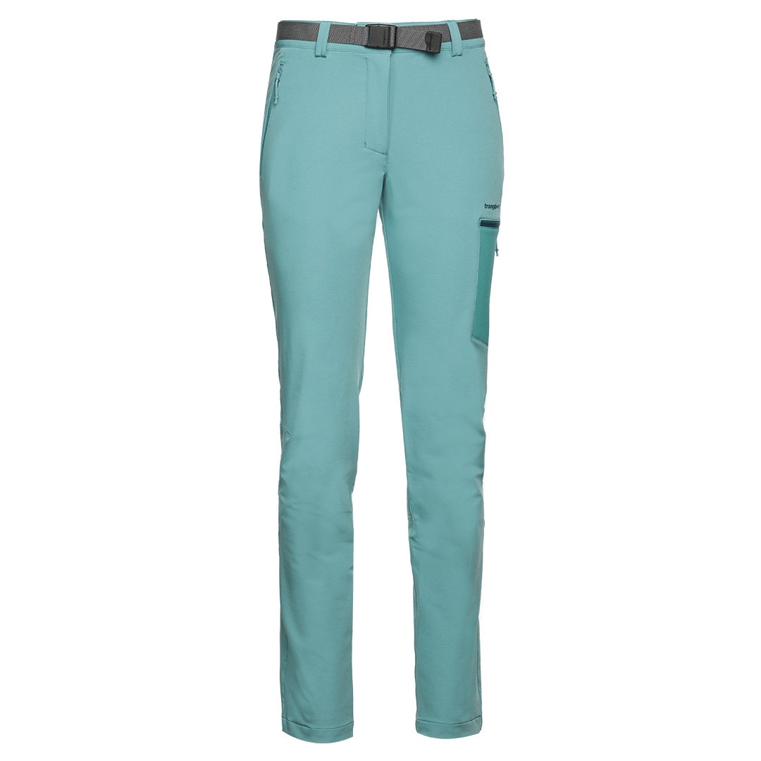 Pantalón largo de mujer Vivier Trangoworld - Verde azulado Verde azulado-1